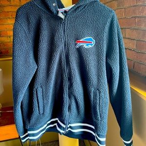 Buffalo Bills Zip Up Woman’s Large Hoodie